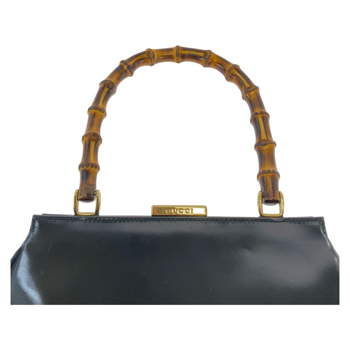 GUCCI Handbag 000 2046 0296 leather black Bamboo