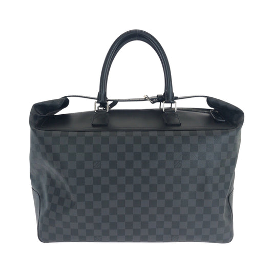 LOUIS VUITTON Boston Duffel bag N41164 PVC black Damier Graphite Neo Greenwich