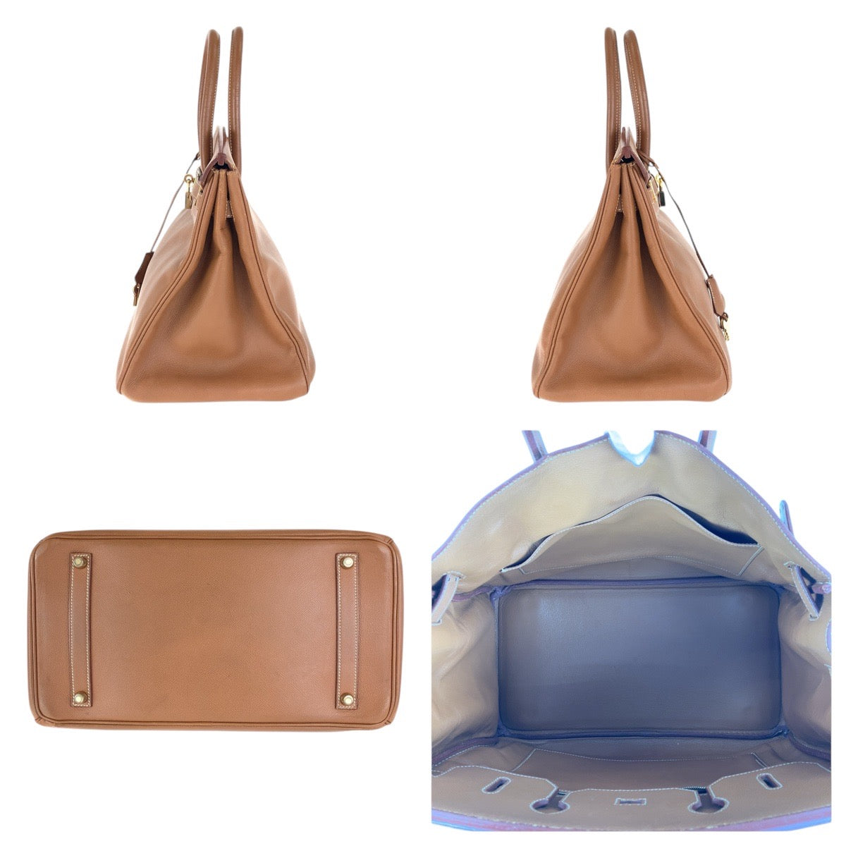 HERMES Handbag Courchevel caramel Birkin 35