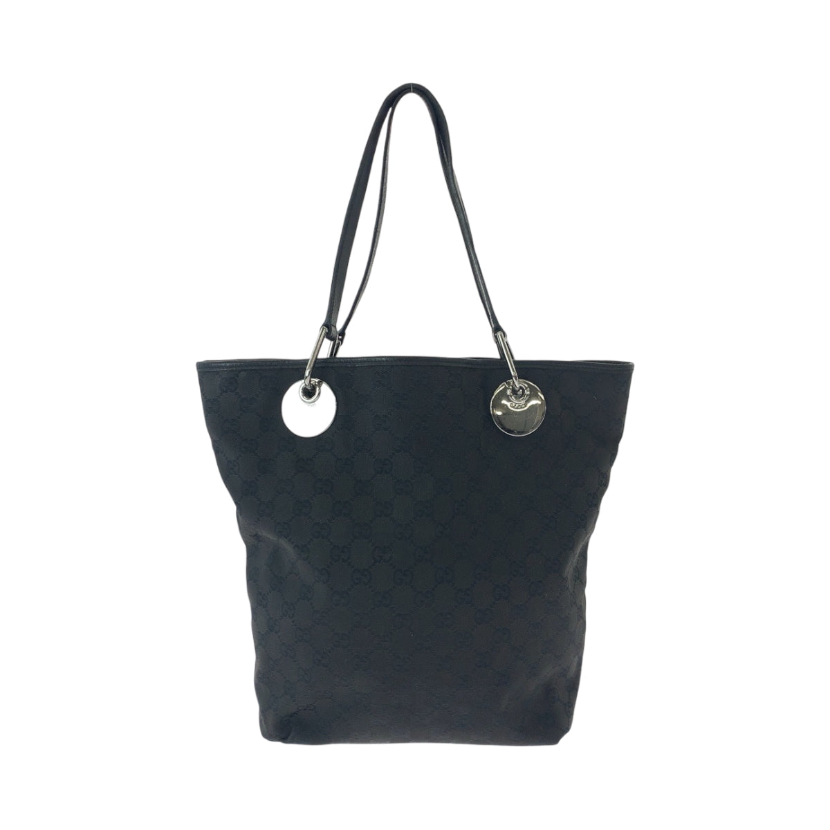 GUCCI Tote Bag 120836 GG canvas black