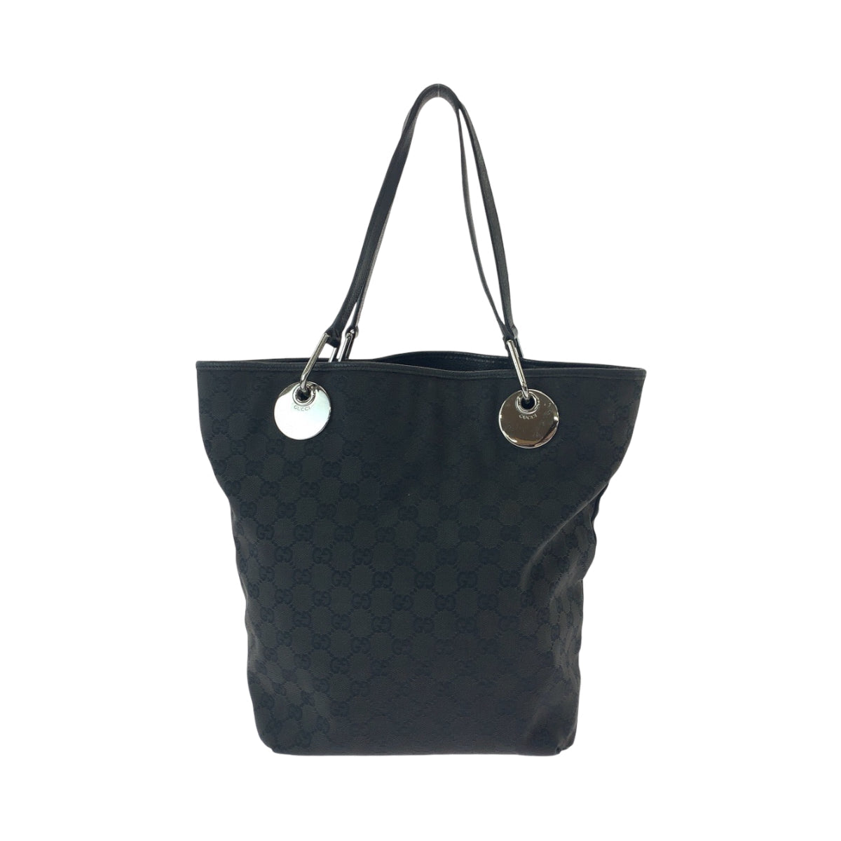 GUCCI Tote Bag 120836 GG canvas black