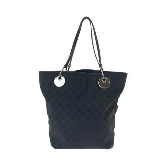 GUCCI Tote Bag 120836 GG canvas black