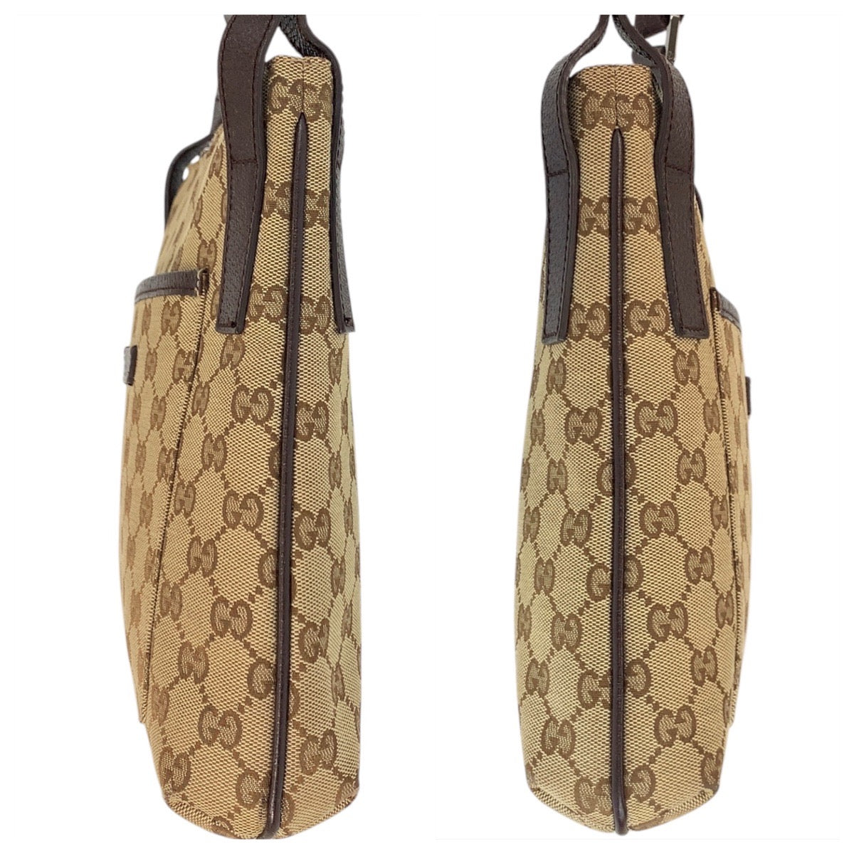 GUCCI Shoulder Bag 122793 GG canvas beige