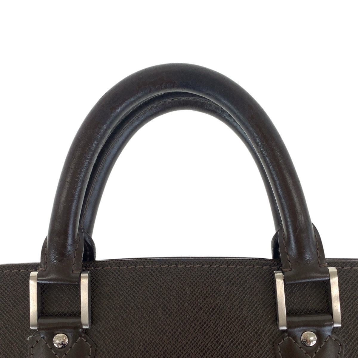 LOUIS VUITTON Business bag M30052 leather Brown Taiga Porto Documan Rozan