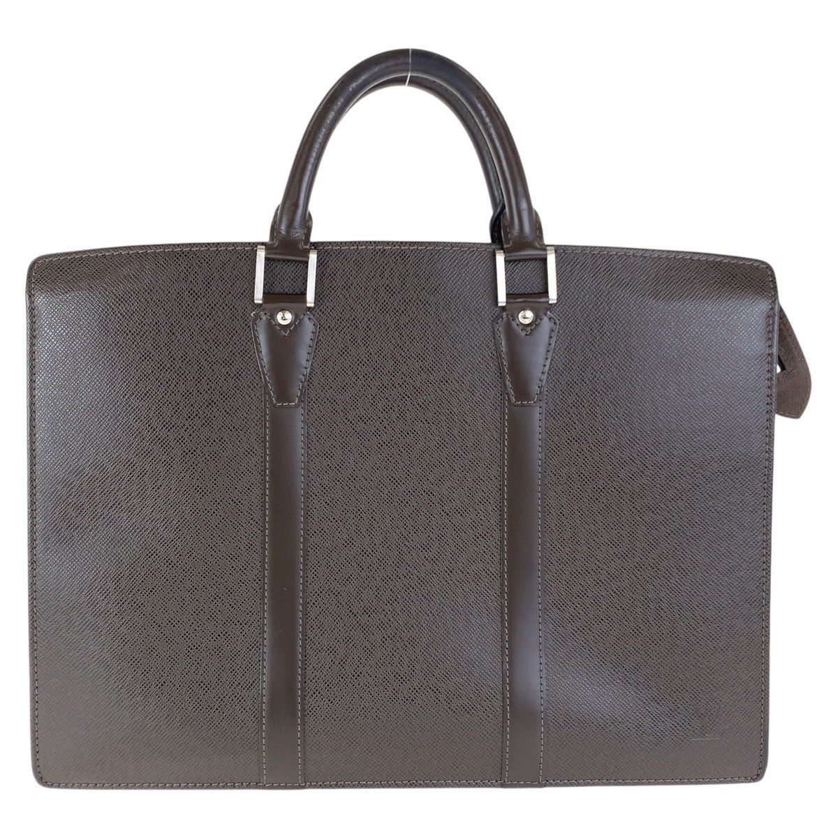 LOUIS VUITTON Business bag M30052 leather Brown Taiga Porto Documan Rozan