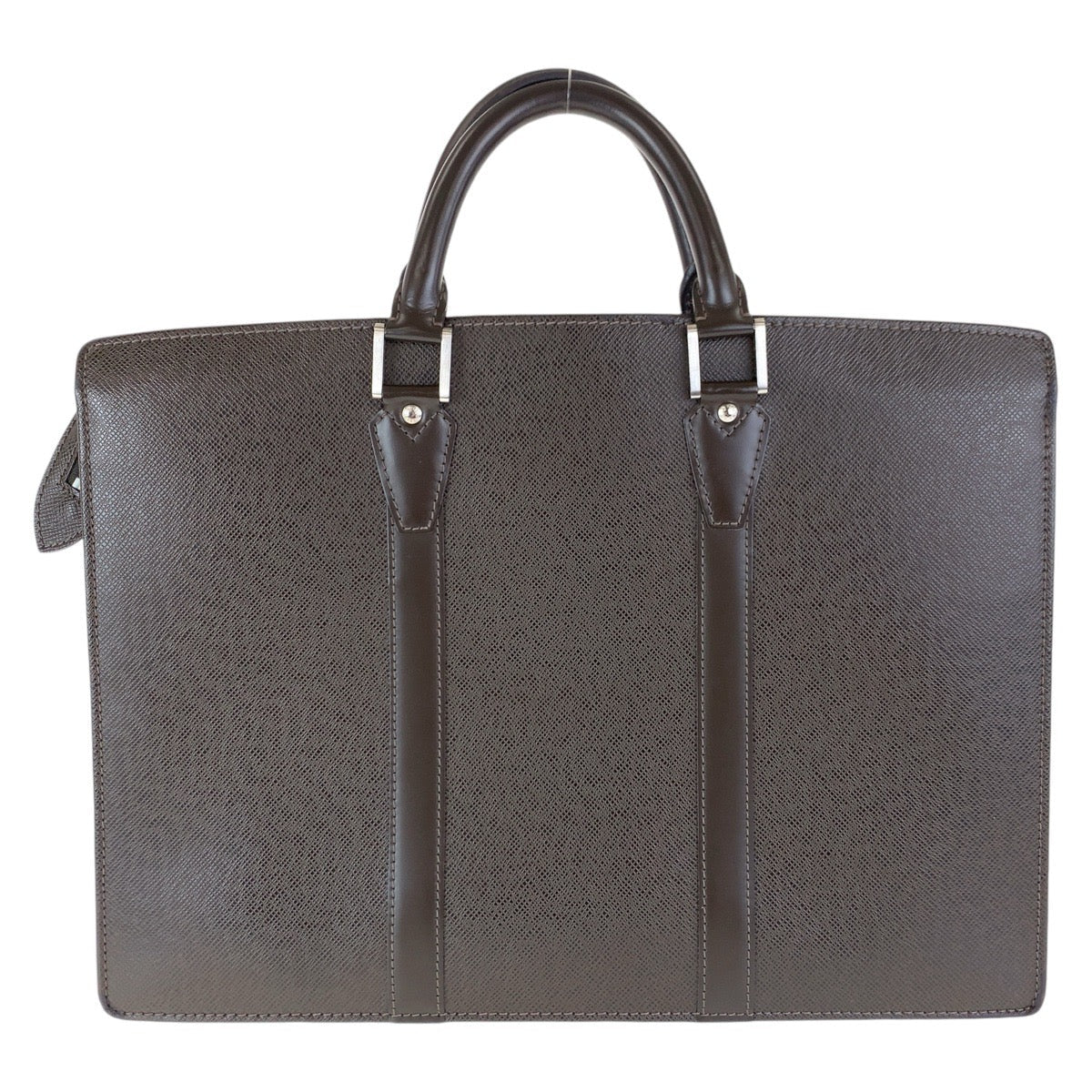 LOUIS VUITTON Business bag M30052 leather Brown Taiga Porto Documan Rozan
