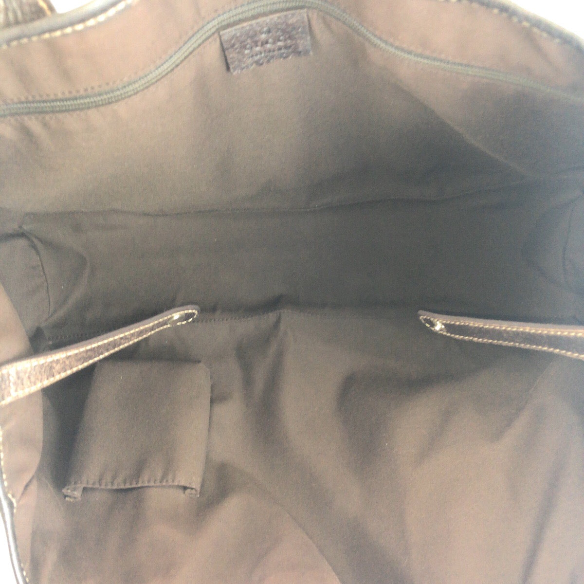 GUCCI Tote Bag GG canvas Beige brown Sherry line