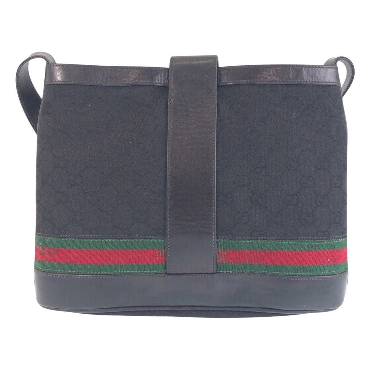 GUCCI Shoulder Bag GG canvas multicolor Old Gucci Shelly Line Interlocking