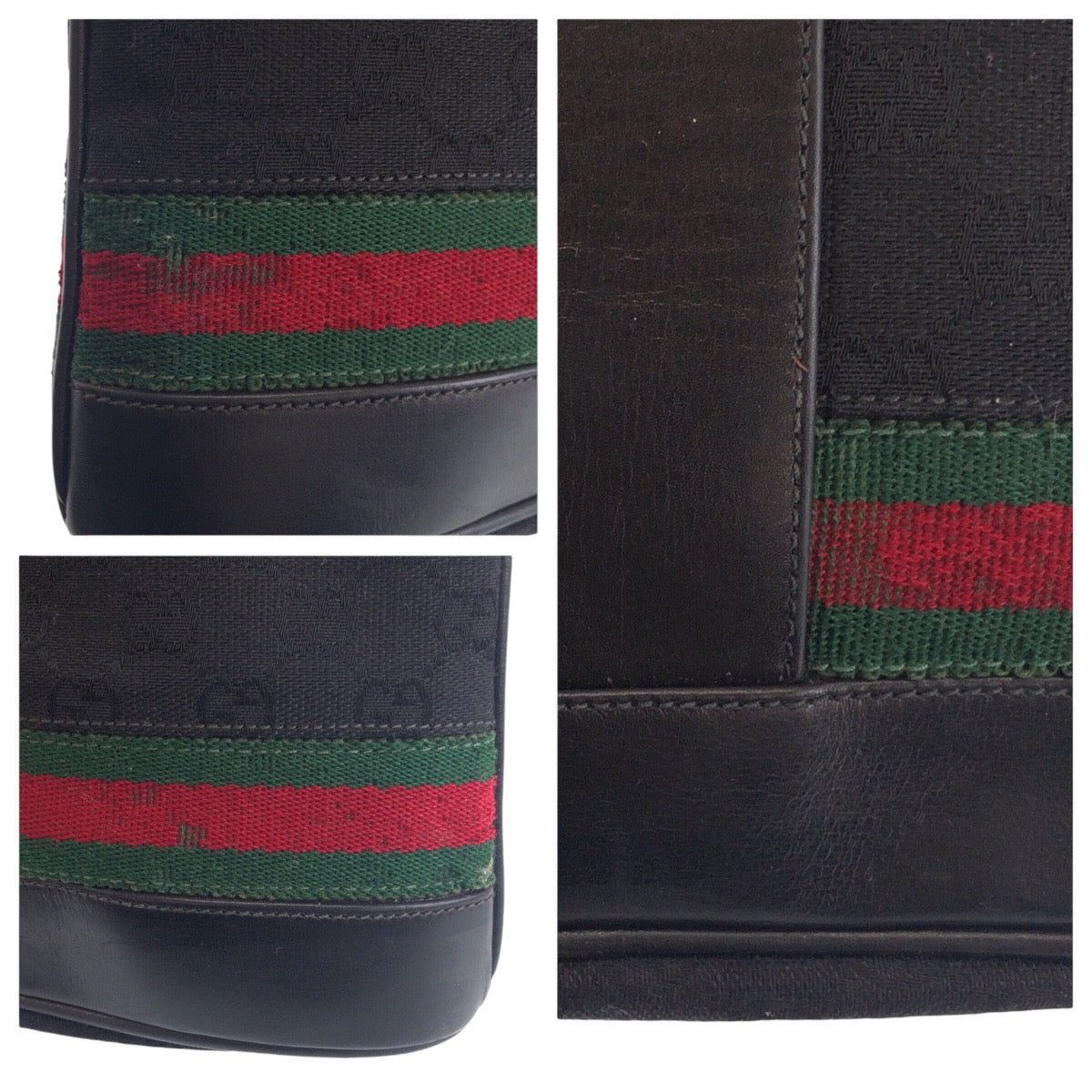 GUCCI Shoulder Bag GG canvas multicolor Old Gucci Shelly Line Interlocking