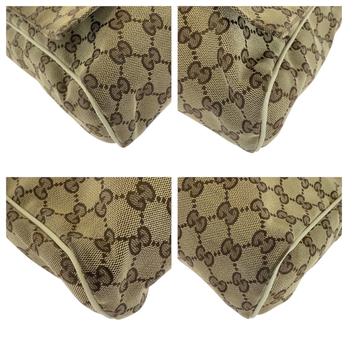 GUCCI Shoulder Bag 146236 GG canvas beige