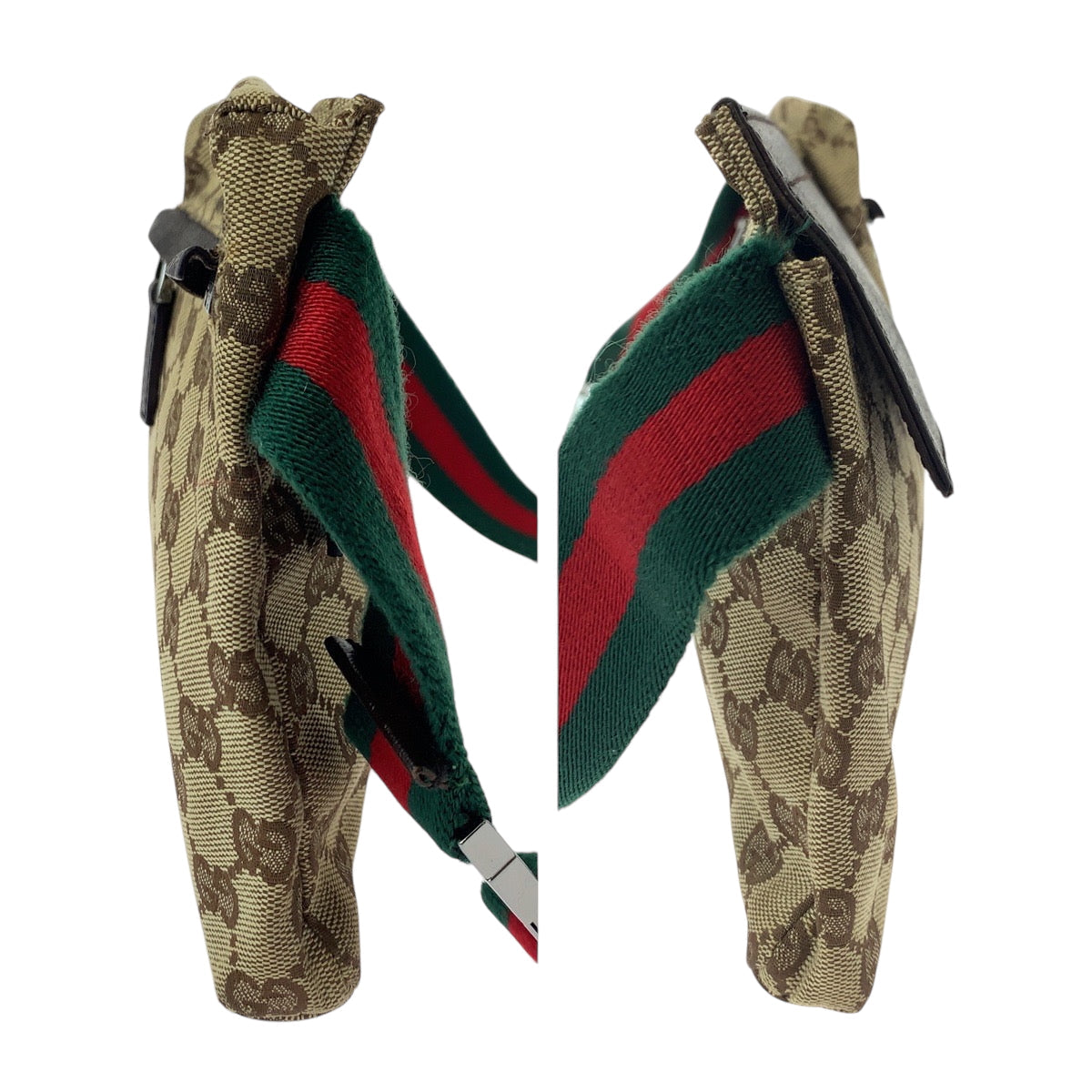GUCCI Waist bag 28566 GG canvas beige Sherry line