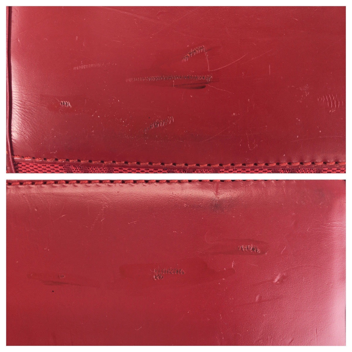 GUCCI Shoulder Bag 002 1073 GG canvas Red Jackie