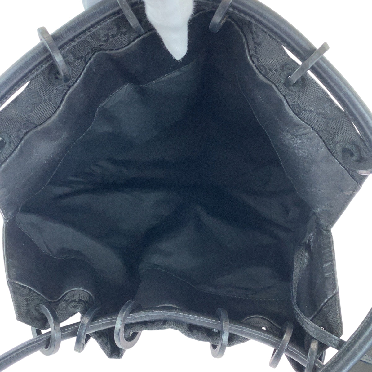GUCCI Shoulder Bag 90644 GG canvas black