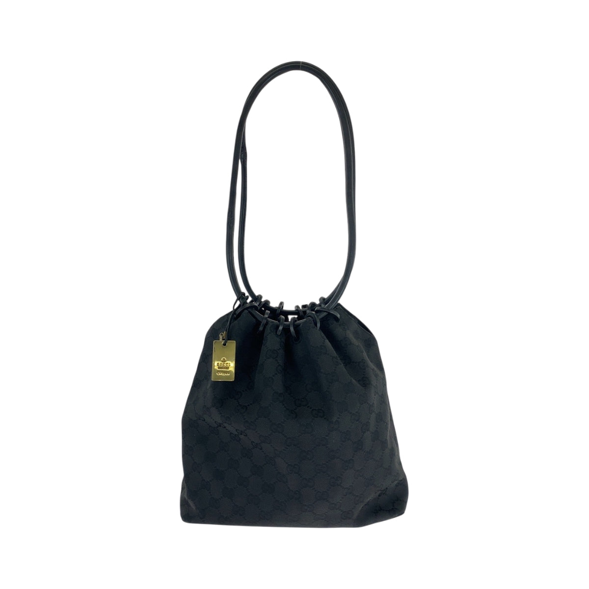 GUCCI Shoulder Bag 90644 GG canvas black