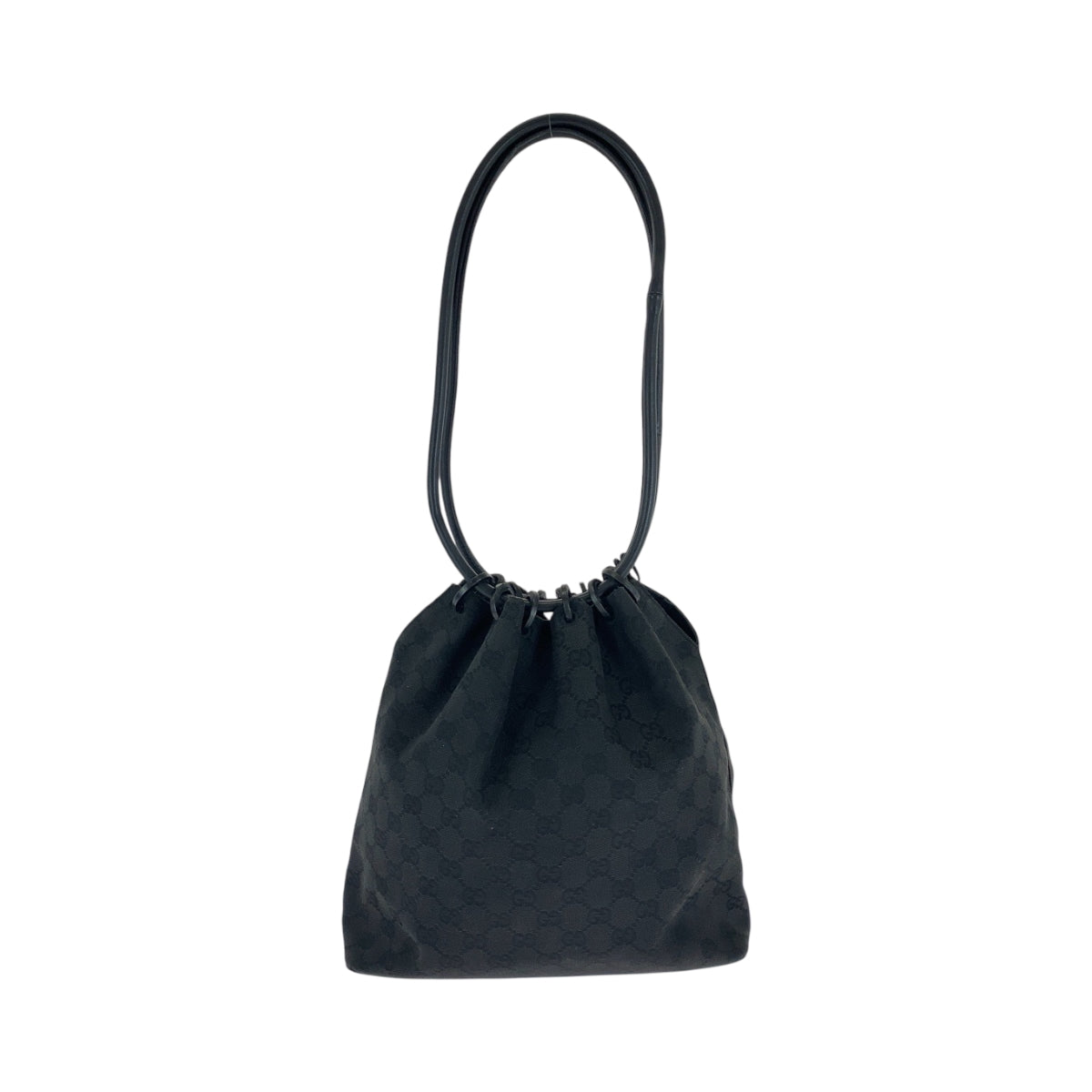 GUCCI Shoulder Bag 90644 GG canvas black