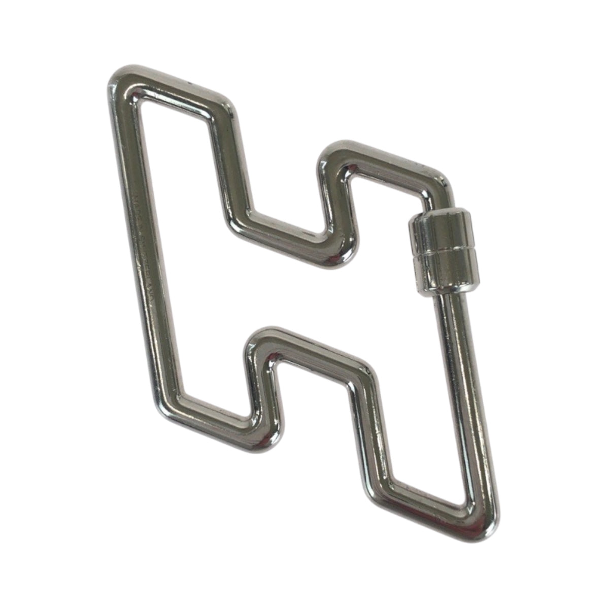 HERMES key ring metal Silver H to speed