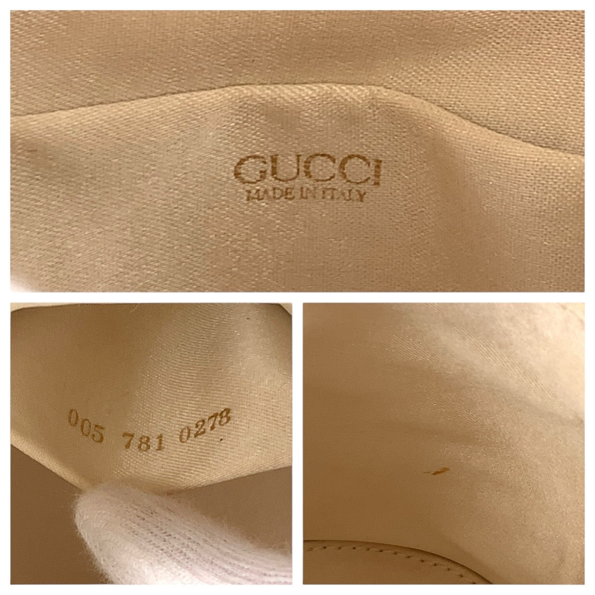 GUCCI Handbag Satin Pink Gold Metal Bamboo
