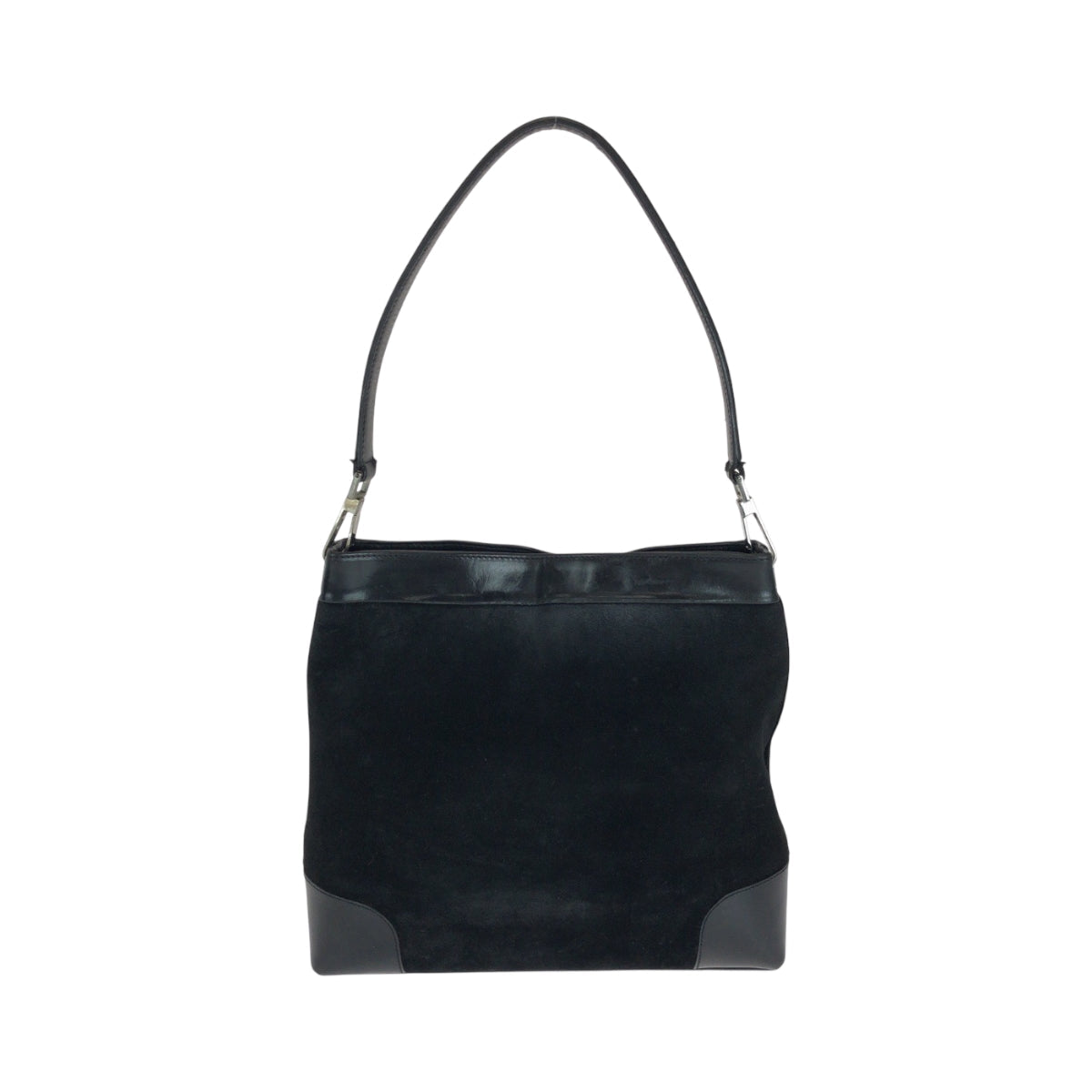 GUCCI Shoulder Bag 33900 Suede Black Green Red SilverMetal Sherry line