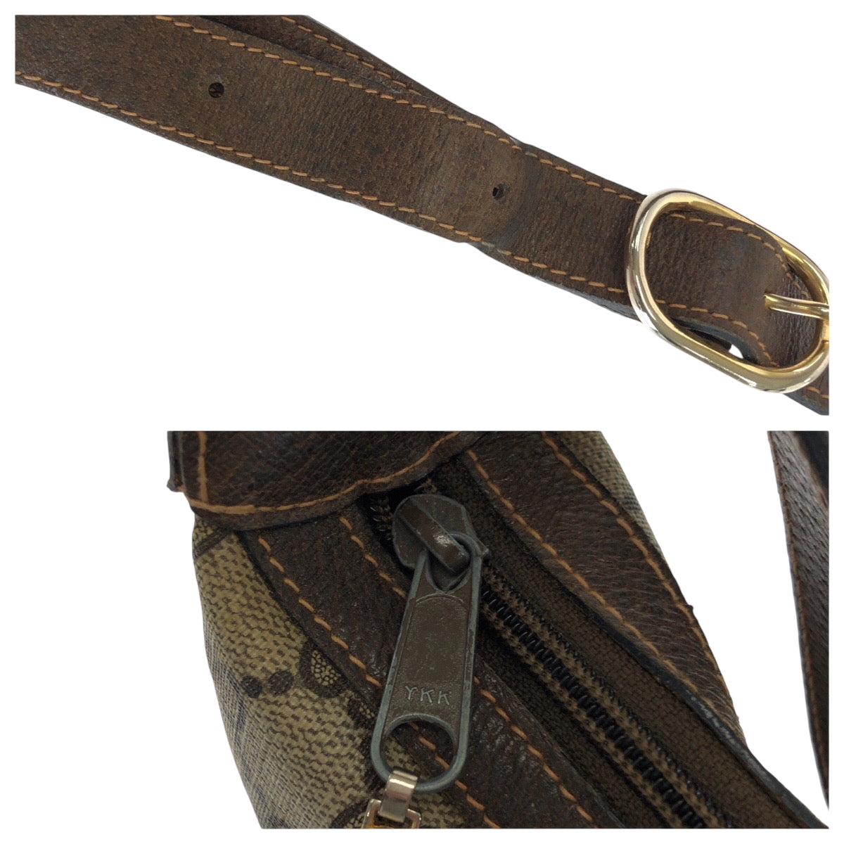 GUCCI Shoulder Bag 68 001 3840 GG Supreme Canvas beige Old Gucci Shelly Line