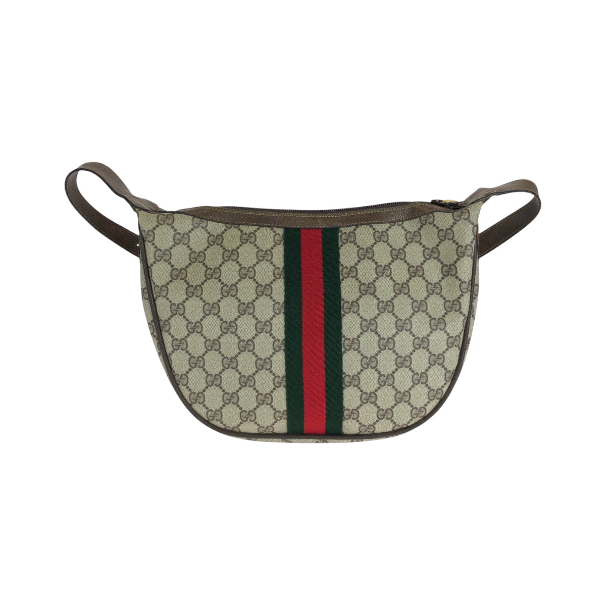 GUCCI Shoulder Bag 10 02 008 GG Supreme Canvas beige Sherry Line Old Gucci
