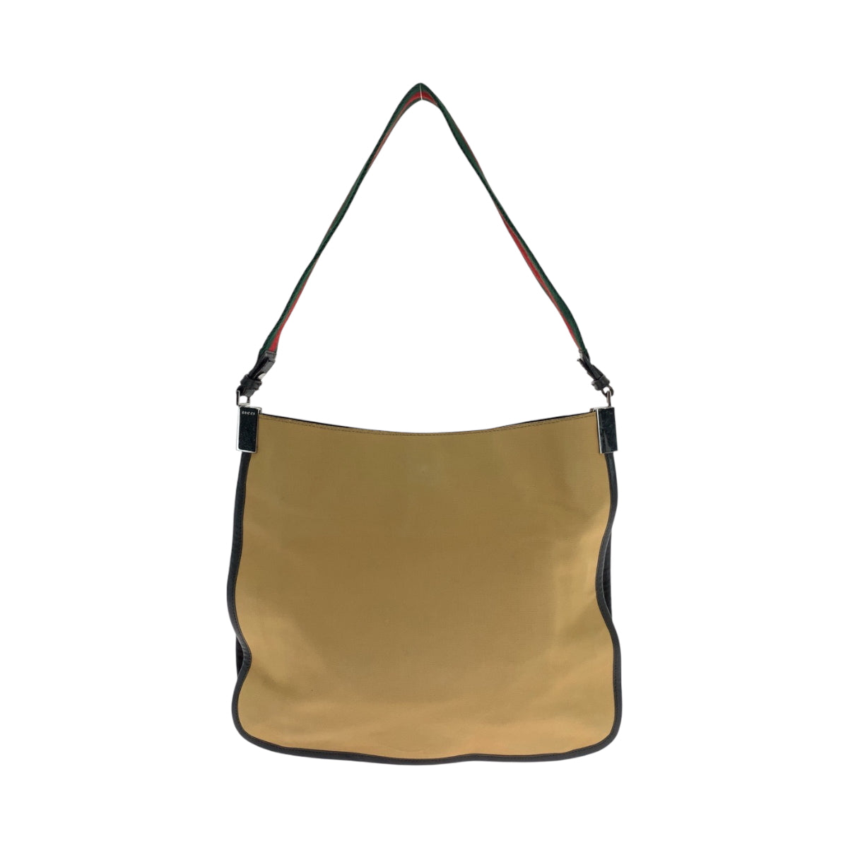 GUCCI Shoulder Bag 001 4321 canvas Brown red green Sherry line