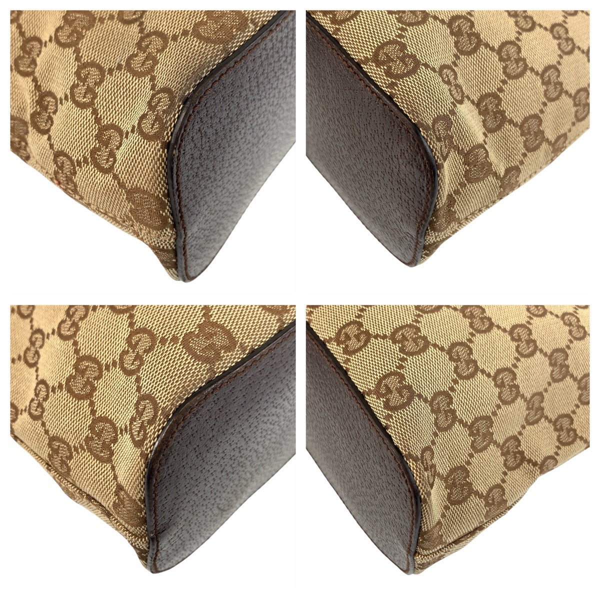 GUCCI Shoulder Bag 115003 GG canvas Beige brown