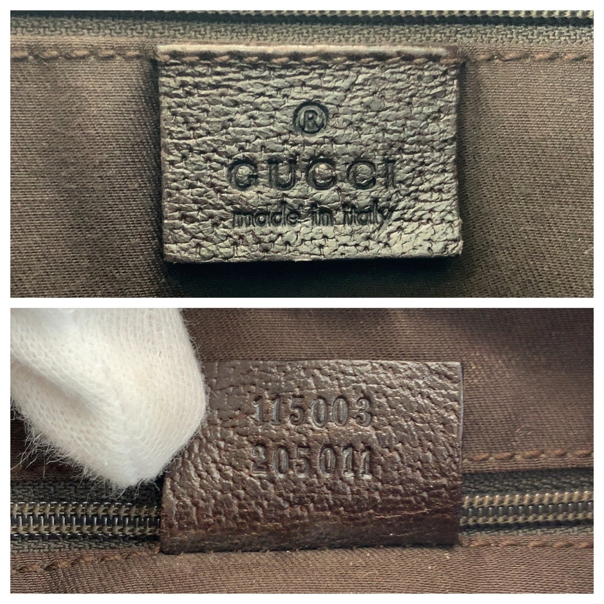 GUCCI Shoulder Bag 115003 GG canvas Beige brown