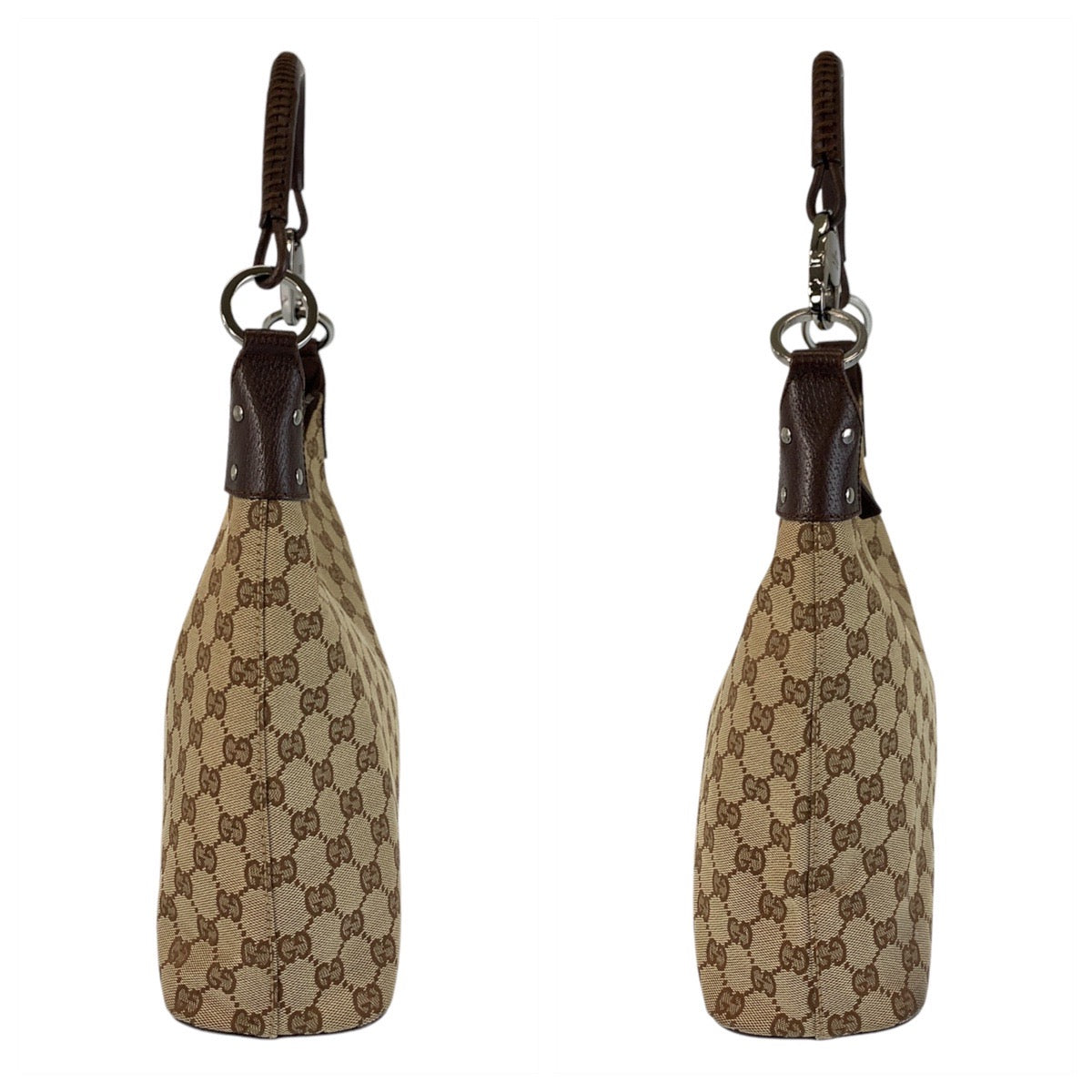 GUCCI Shoulder Bag 115003 GG canvas Beige brown