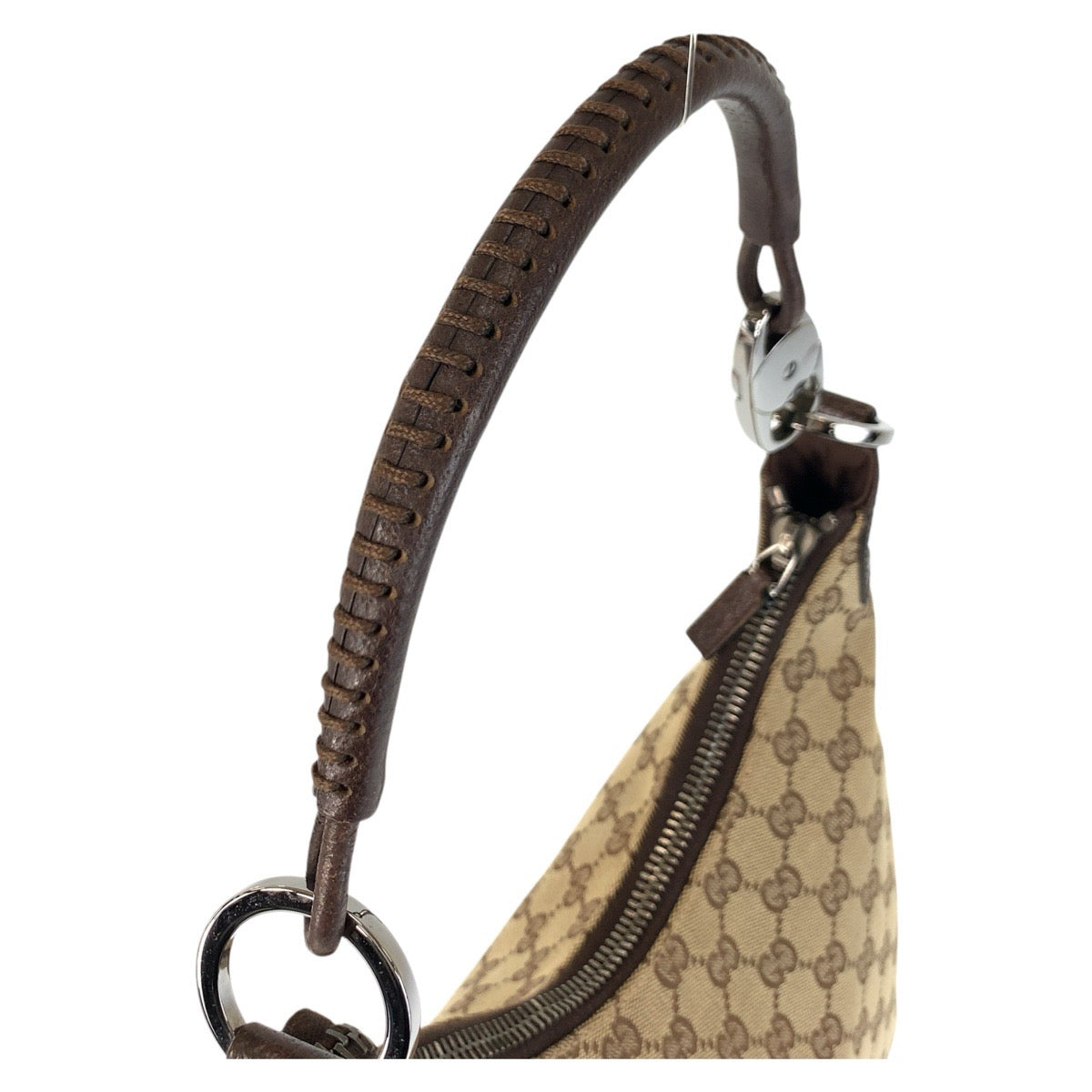 GUCCI Shoulder Bag 115003 GG canvas Beige brown