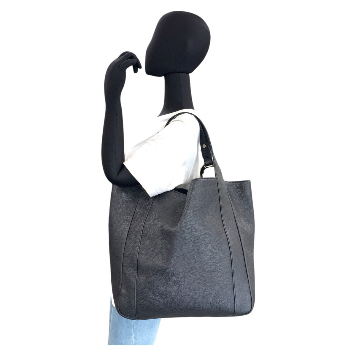 GUCCI Tote Bag 257051 leather black