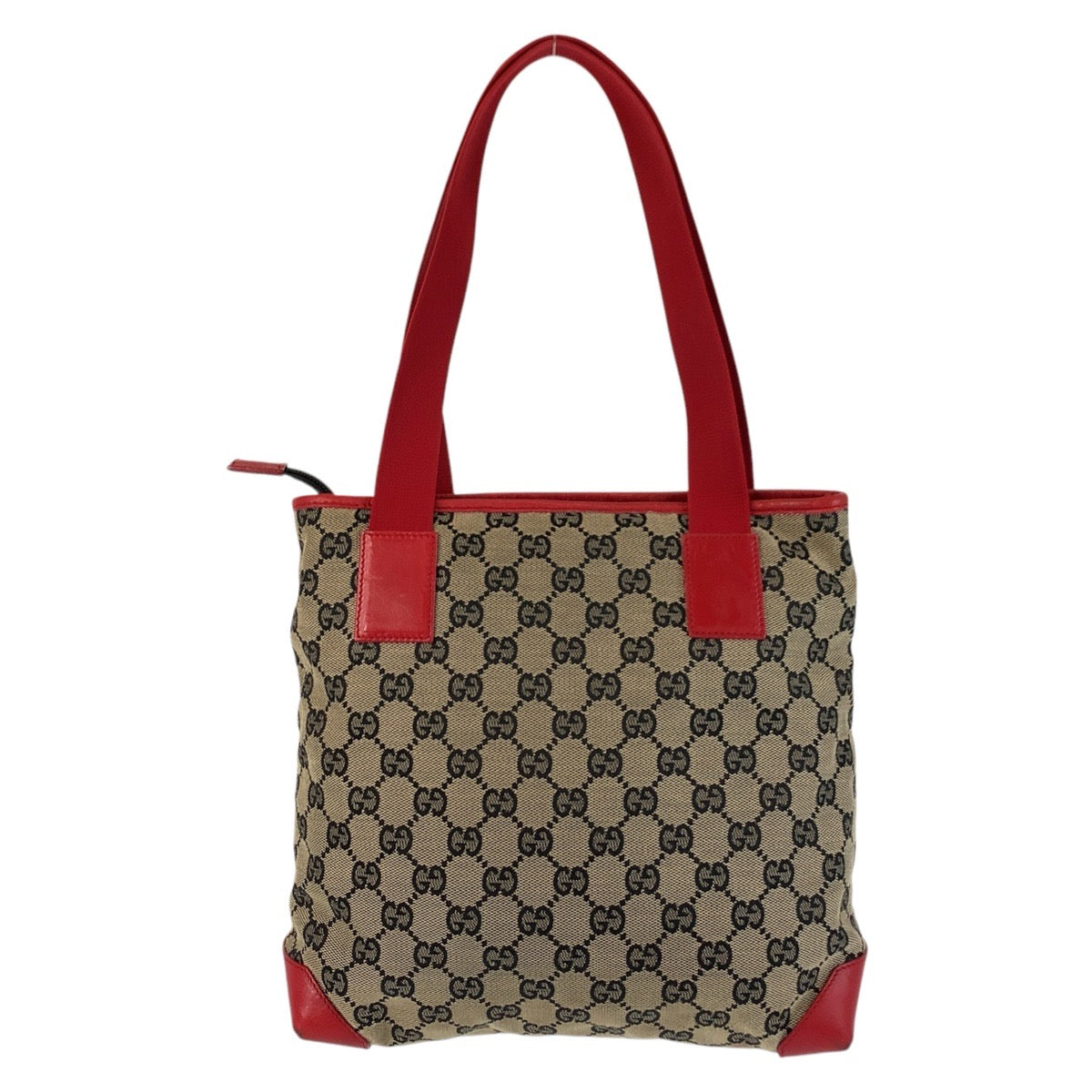 GUCCI Tote Bag 019 0402 GG canvas Red