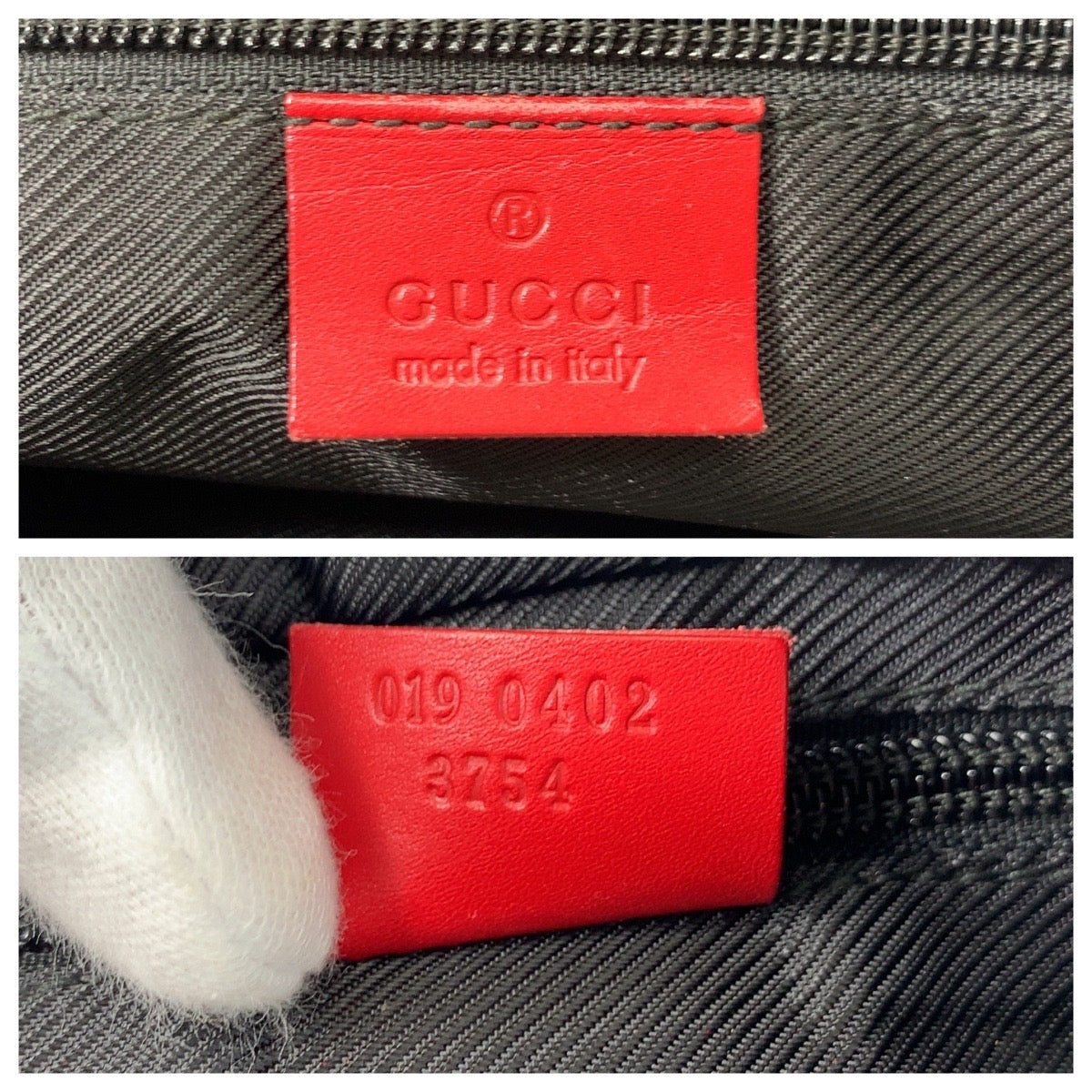 GUCCI Tote Bag 019 0402 GG canvas Red