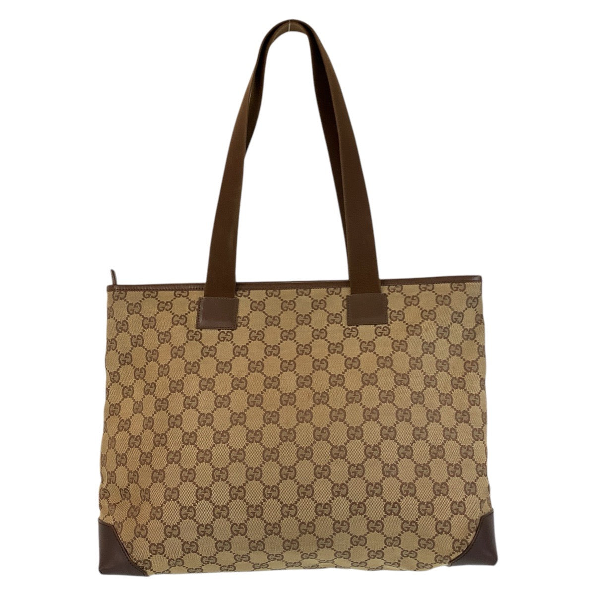 GUCCI Tote Bag 019 0426 GG canvas Brown