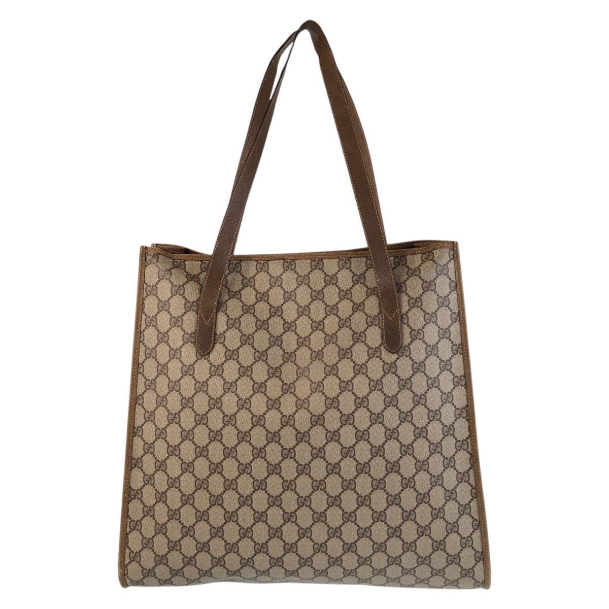 GUCCI Tote Bag 92 02 998 GG Supreme Canvas beige Old Gucci