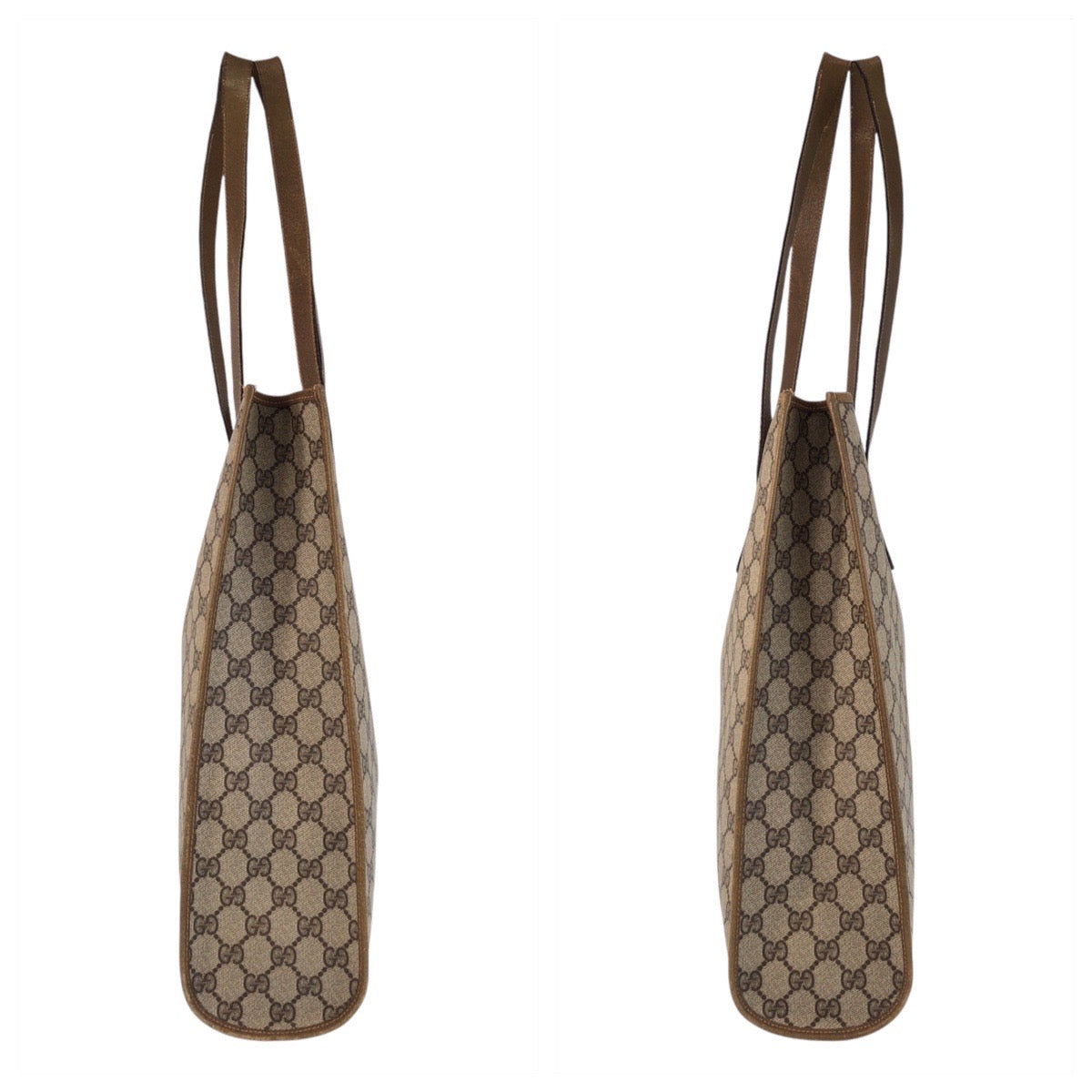 GUCCI Tote Bag 92 02 998 GG Supreme Canvas beige Old Gucci