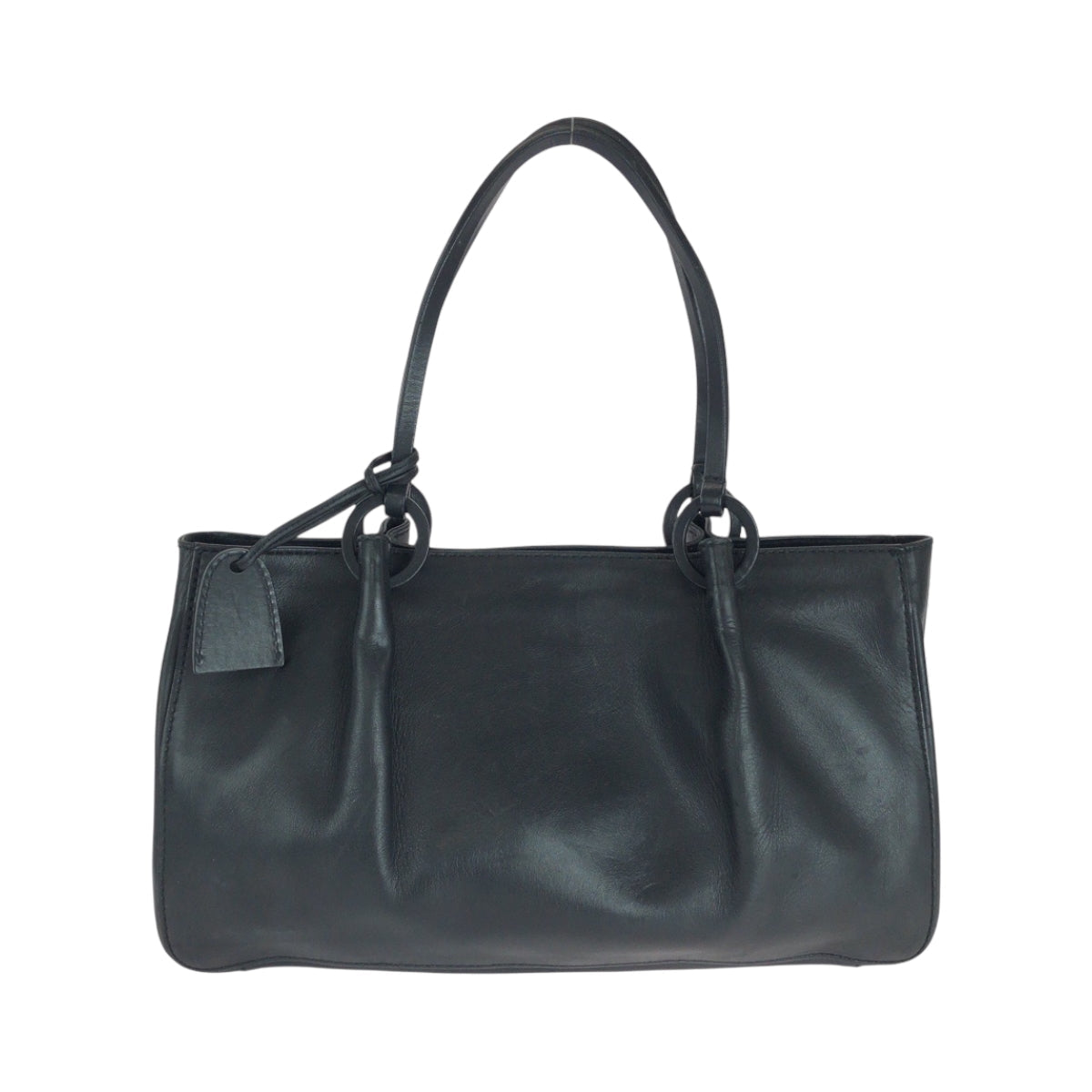 GUCCI Tote Bag 94898 leather Black GoldMetal