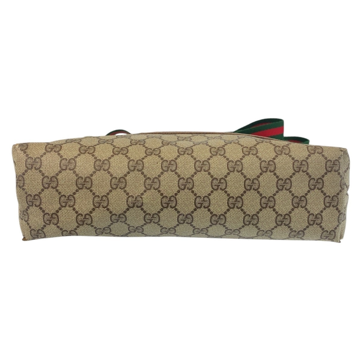 GUCCI Tote Bag 39 02 003 GG Supreme Canvas Brown Old Gucci Shelly Line Interlocking