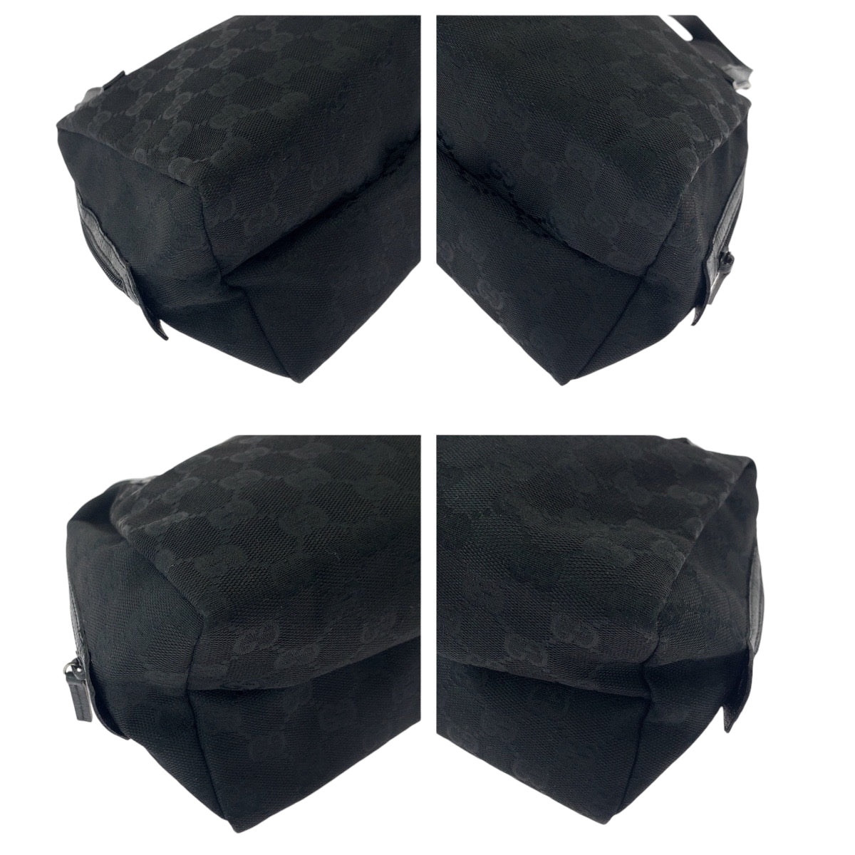 GUCCI Handbag 124542 GG canvas black