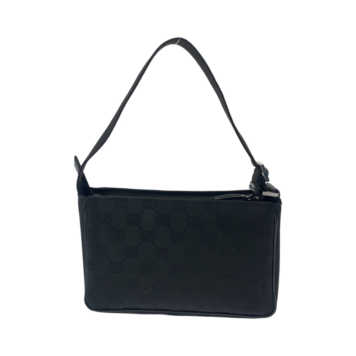 GUCCI Handbag 106644 GG canvas Black SilverMetal