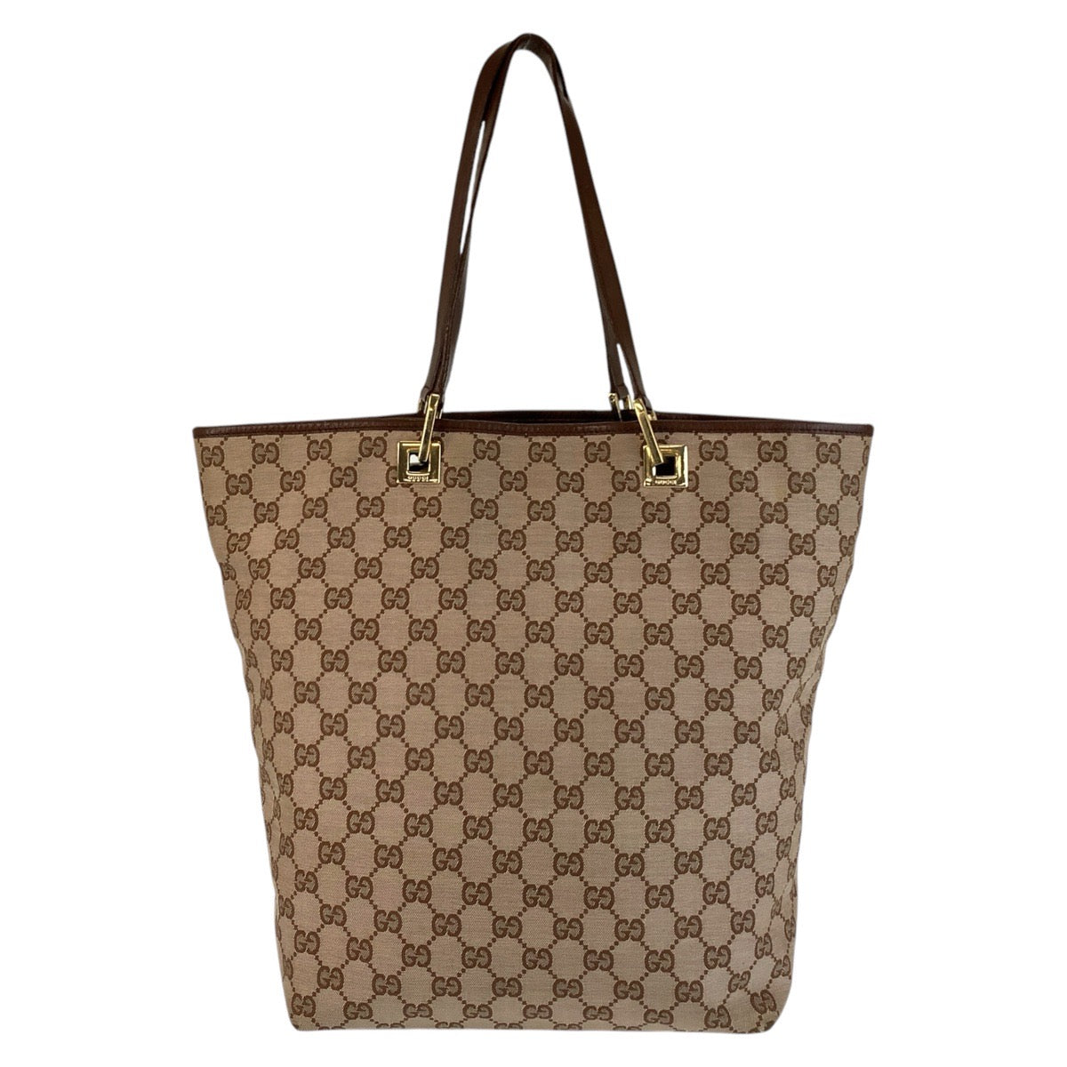 GUCCI Tote Bag 002 1098 GG canvas Brown