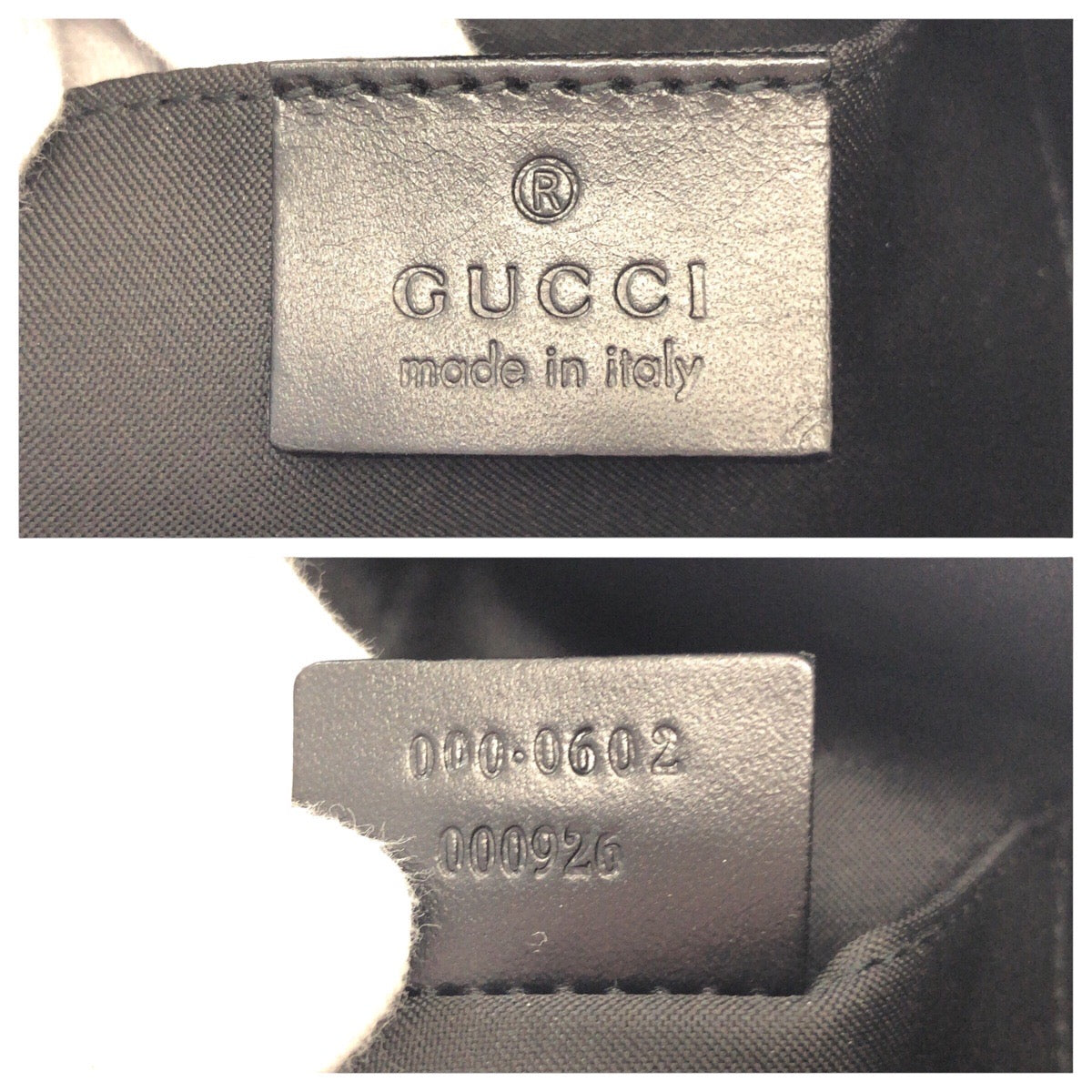 GUCCI Shoulder Bag 000 0602 GG canvas black
