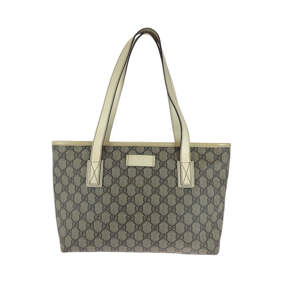 GUCCI Tote Bag 211138 GG Supreme Canvas beige