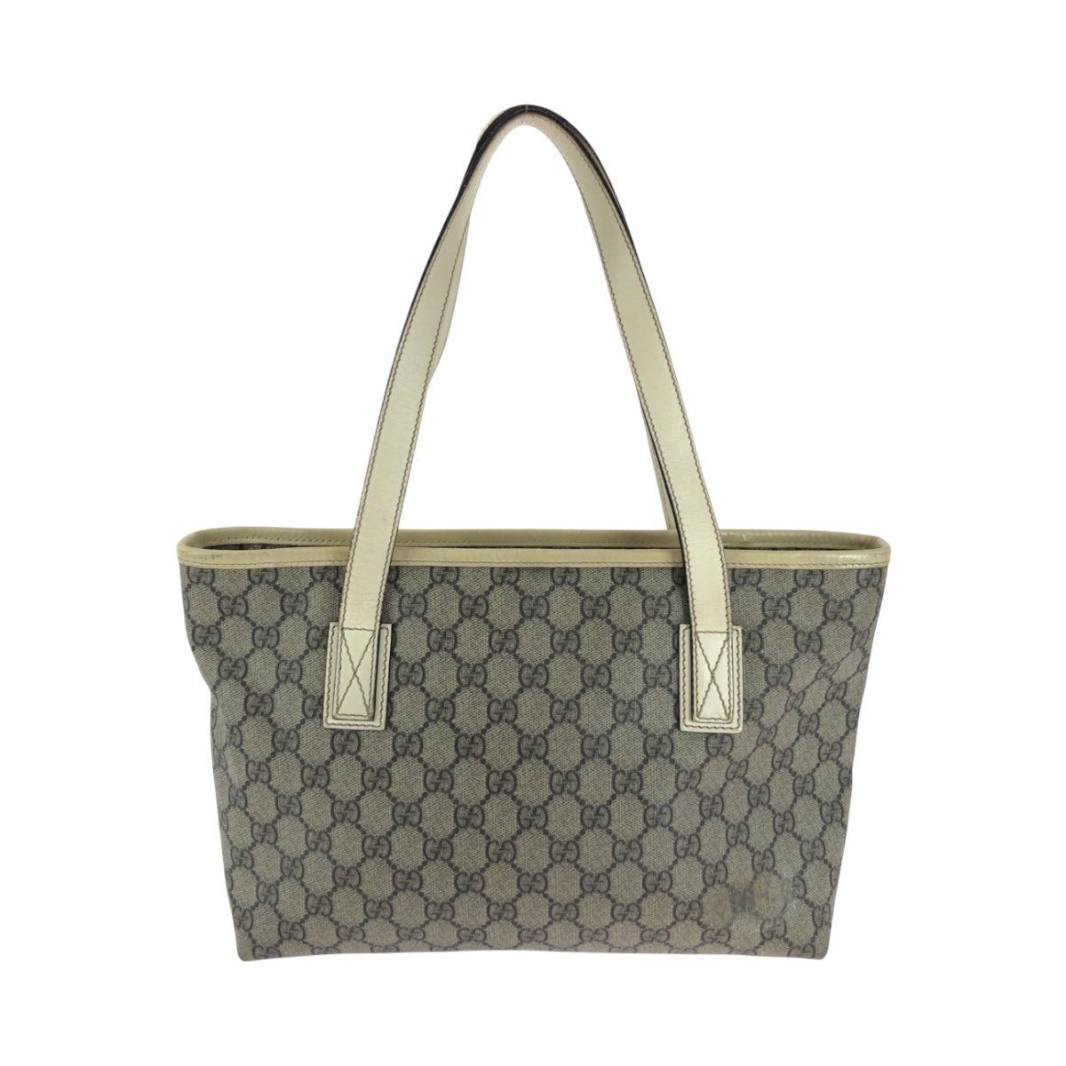 GUCCI Tote Bag 211138 GG Supreme Canvas beige