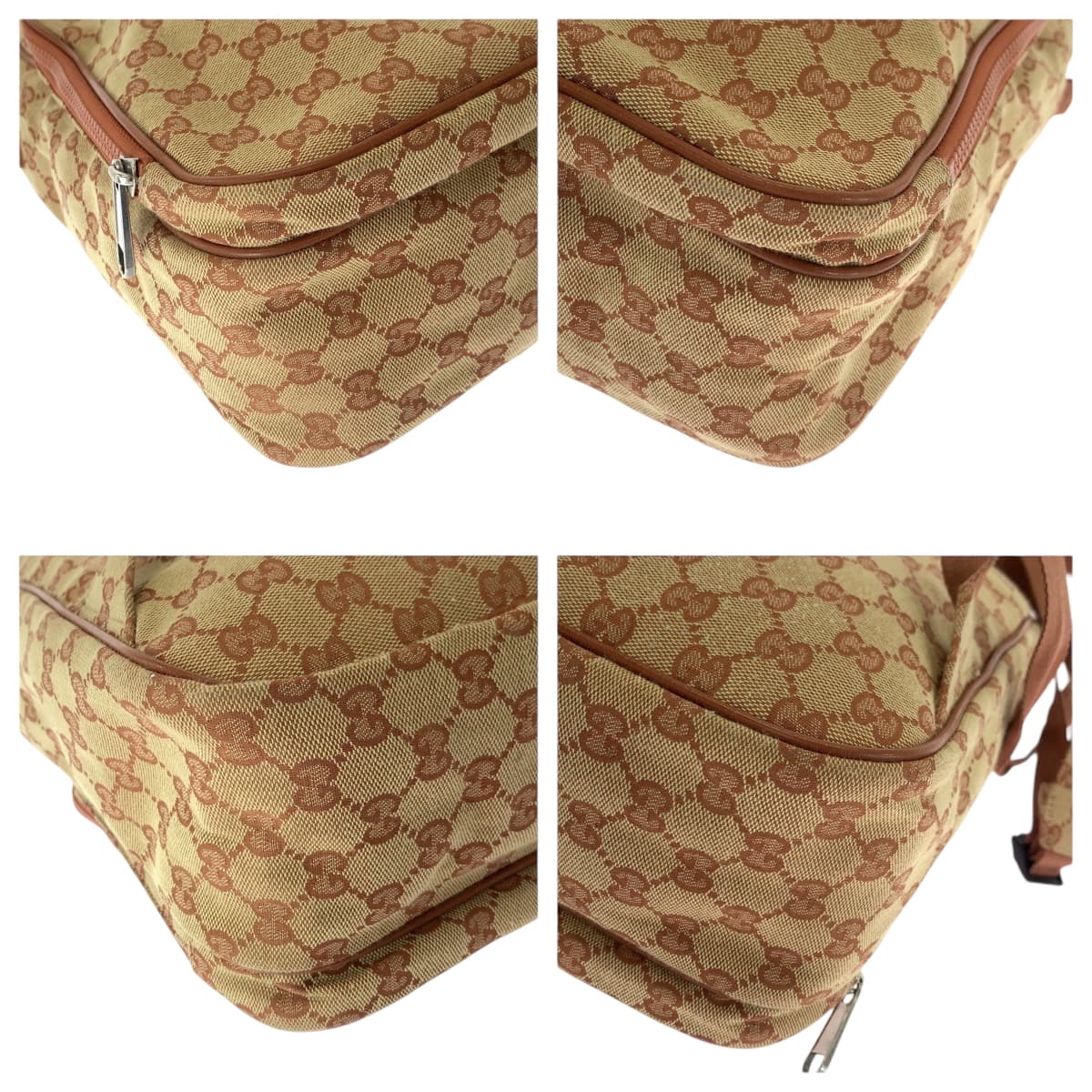GUCCI Backpack 536724 GG canvas Brown New york yankees