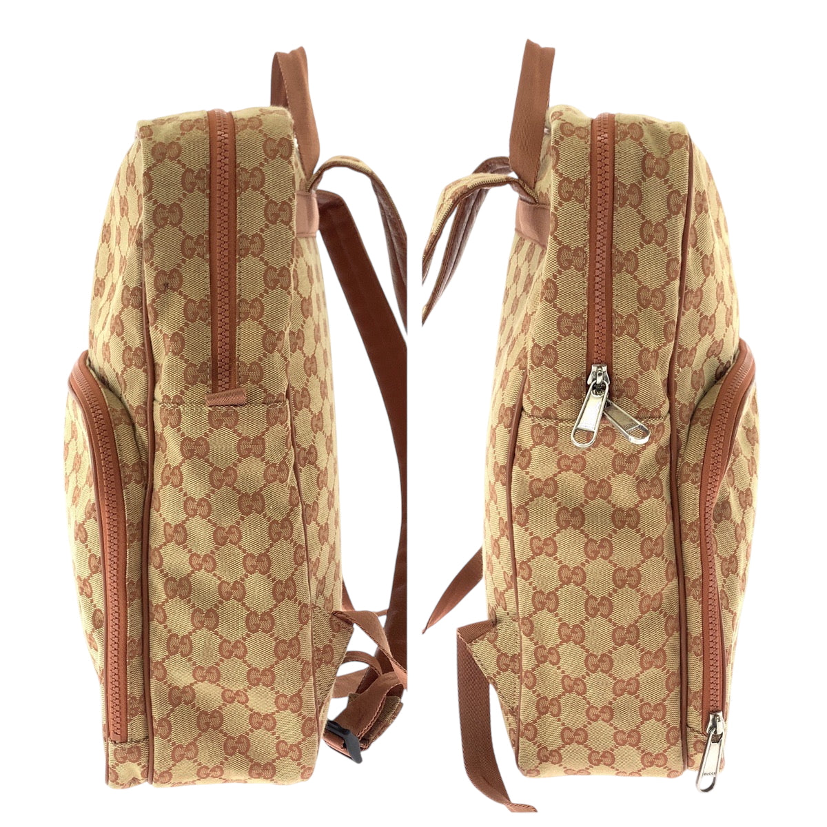 GUCCI Backpack 536724 GG canvas Brown New york yankees