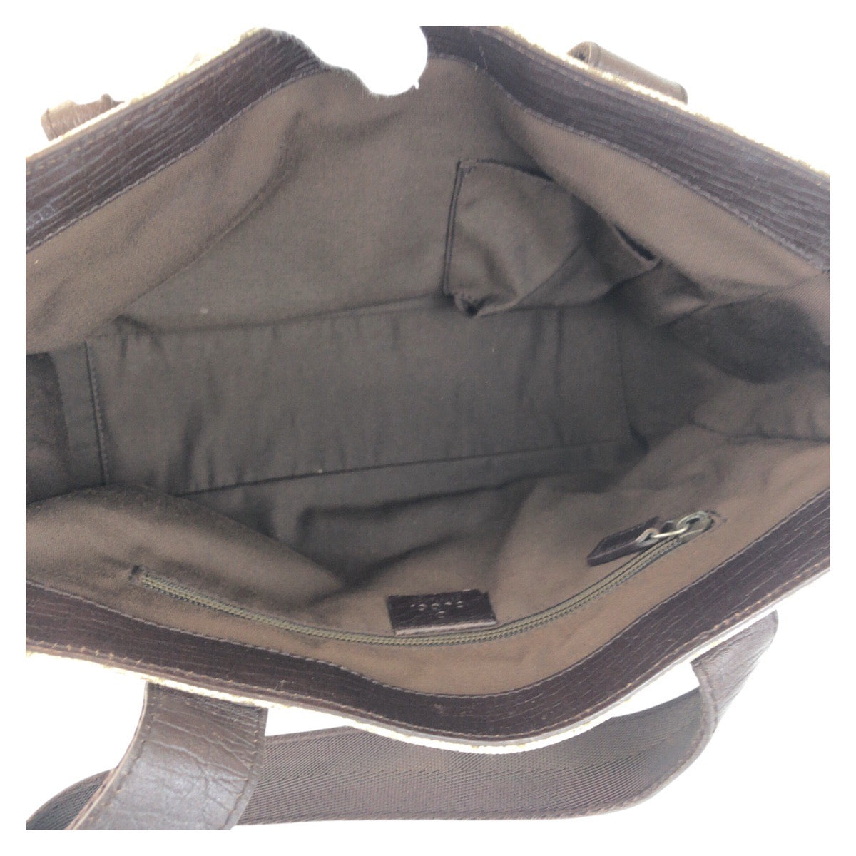 GUCCI Tote Bag 141976 GG Supreme Canvas beige