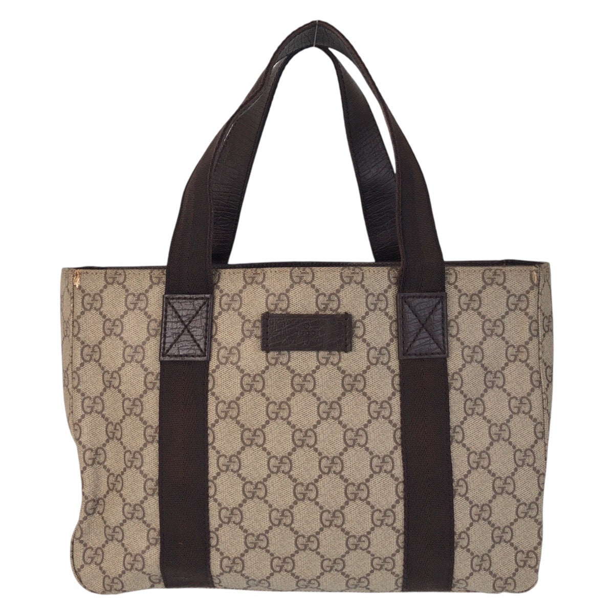 GUCCI Tote Bag 141976 GG Supreme Canvas beige