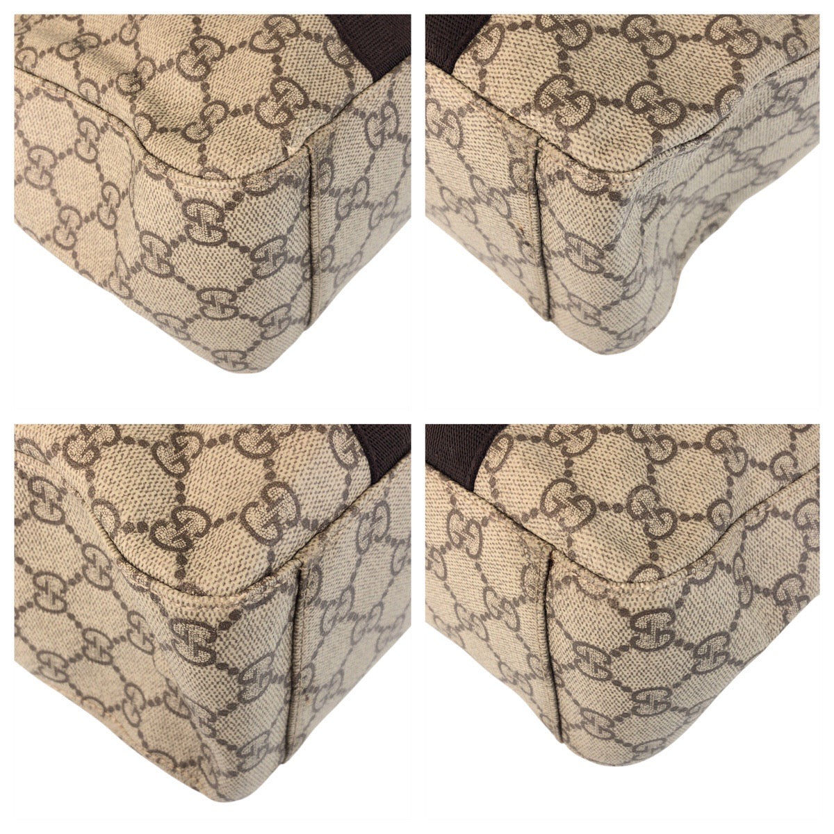 GUCCI Tote Bag 141976 GG Supreme Canvas beige