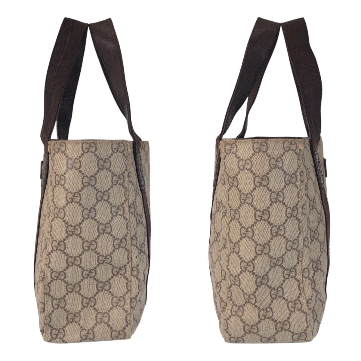 GUCCI Tote Bag 141976 GG Supreme Canvas beige