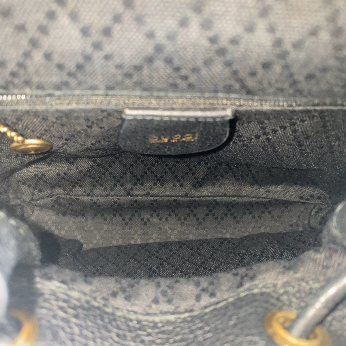 GUCCI Backpack 003 2852 0030 0 Suede black Bamboo